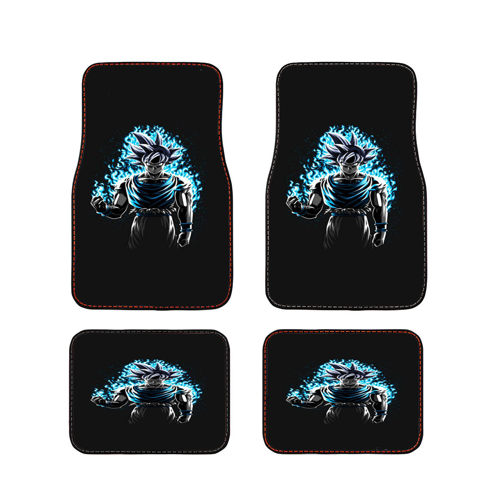 Son Goku Blue Ultra Instinct Car Floor Mats Accessories