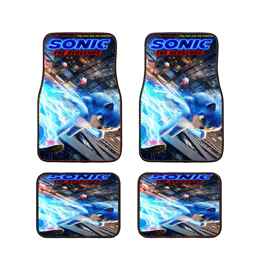 Sonic The Hedgehog Car Floor Mats Accessories