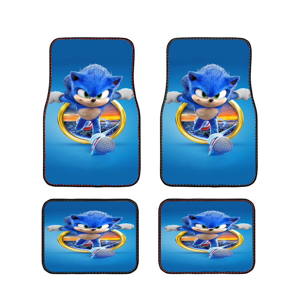Sonic The Hedgehog 00 Movie Car Floor Mats Accessories