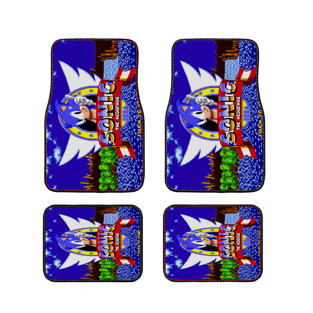 Sonic The Hedgehog Game Car Floor Mats Accessories