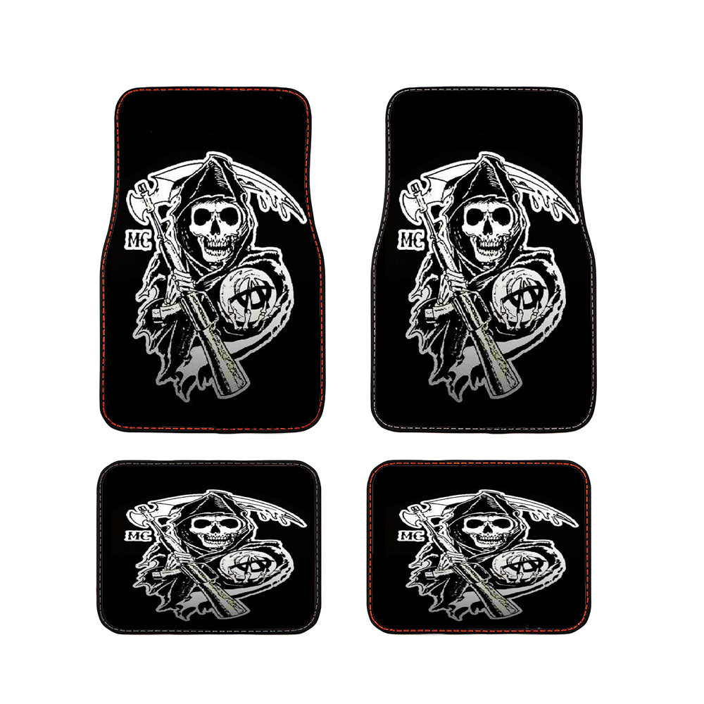 Sons Of Anarchy Mc Logo Car Floor Mats Accessories