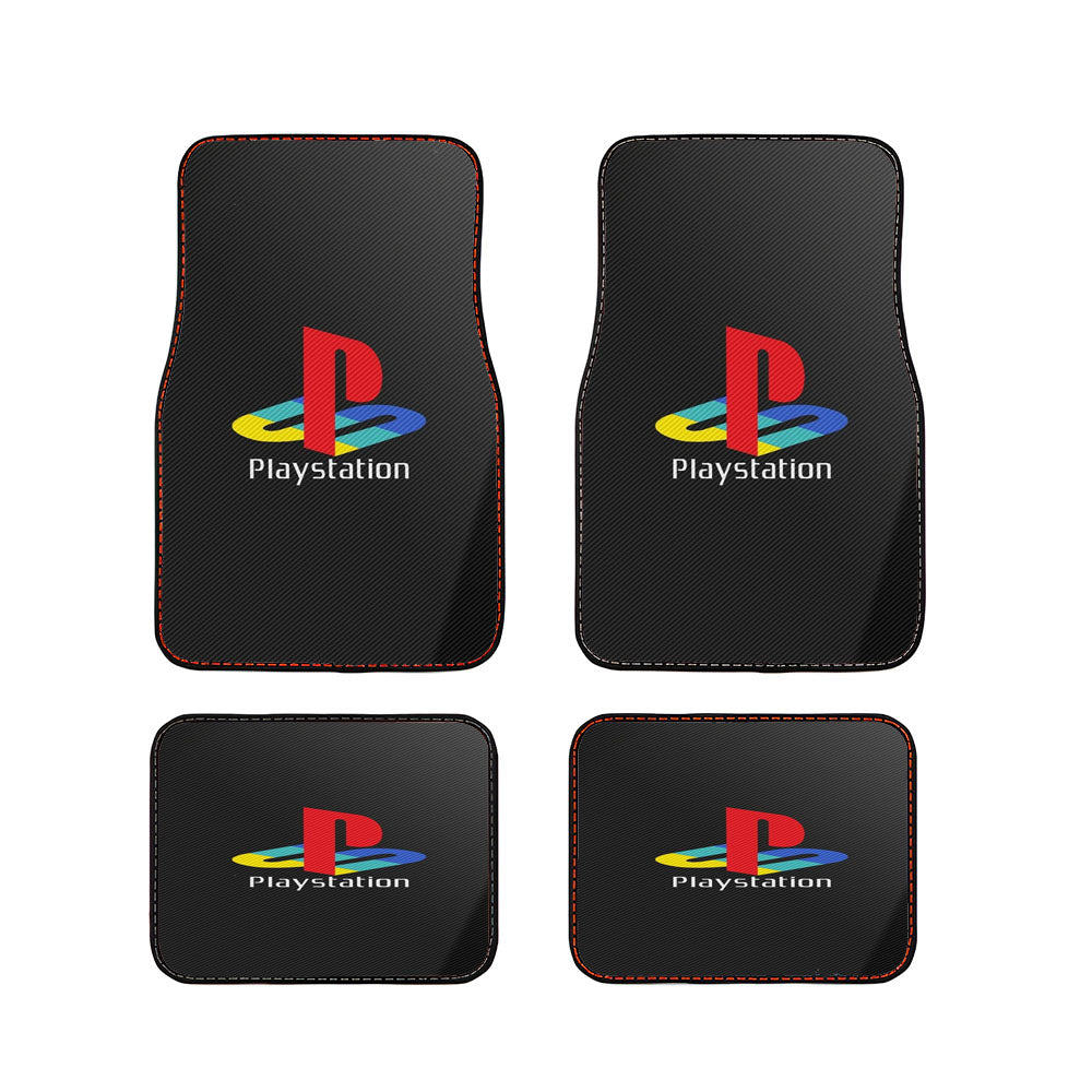 Sony Playstation Logo Dark Car Floor Mats Accessories