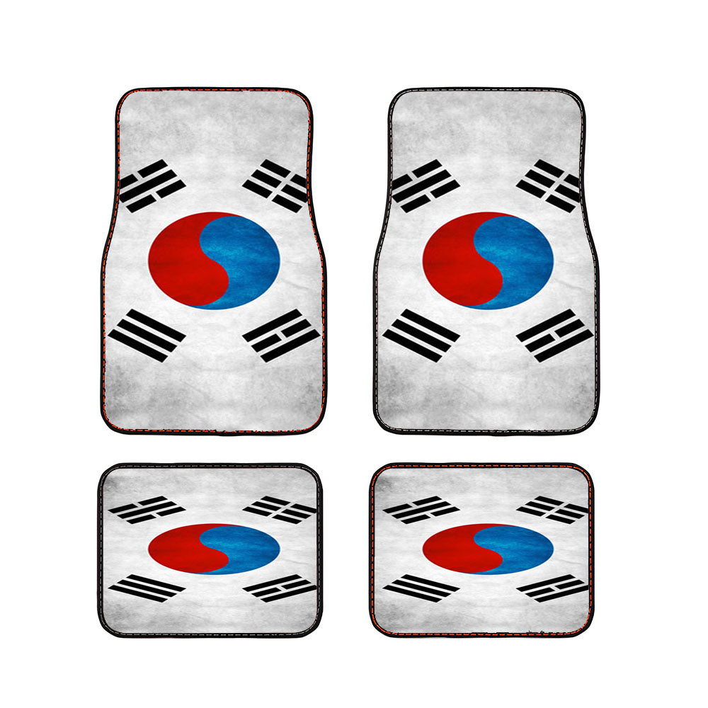 South Korea Flag Car Floor Mats Accessories