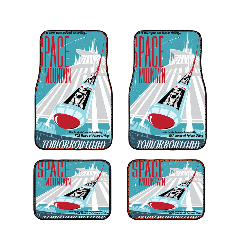 Space Mountain Tomorrowland Car Floor Mats Accessories