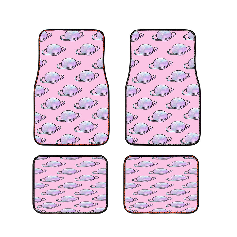 Space Planet Pattern Car Floor Mats Accessories