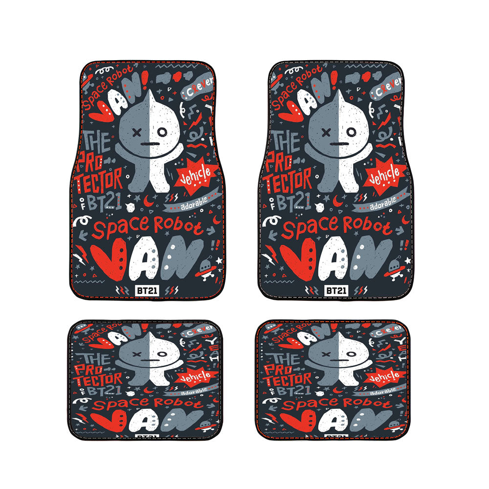 Space Robot Van Universtar Car Floor Mats Accessories