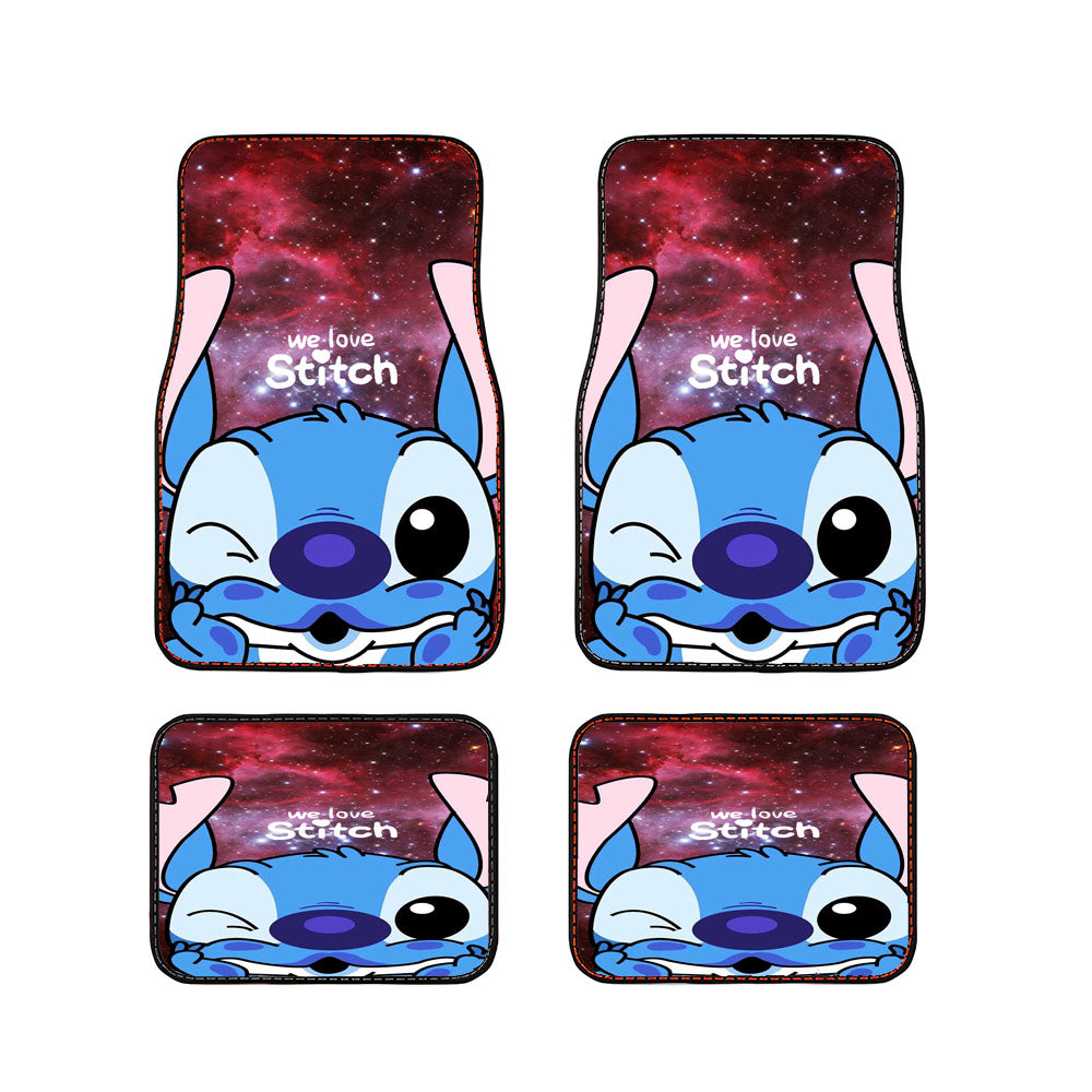 Space Rosette Space Nebula Stitch Car Floor Mats Accessories
