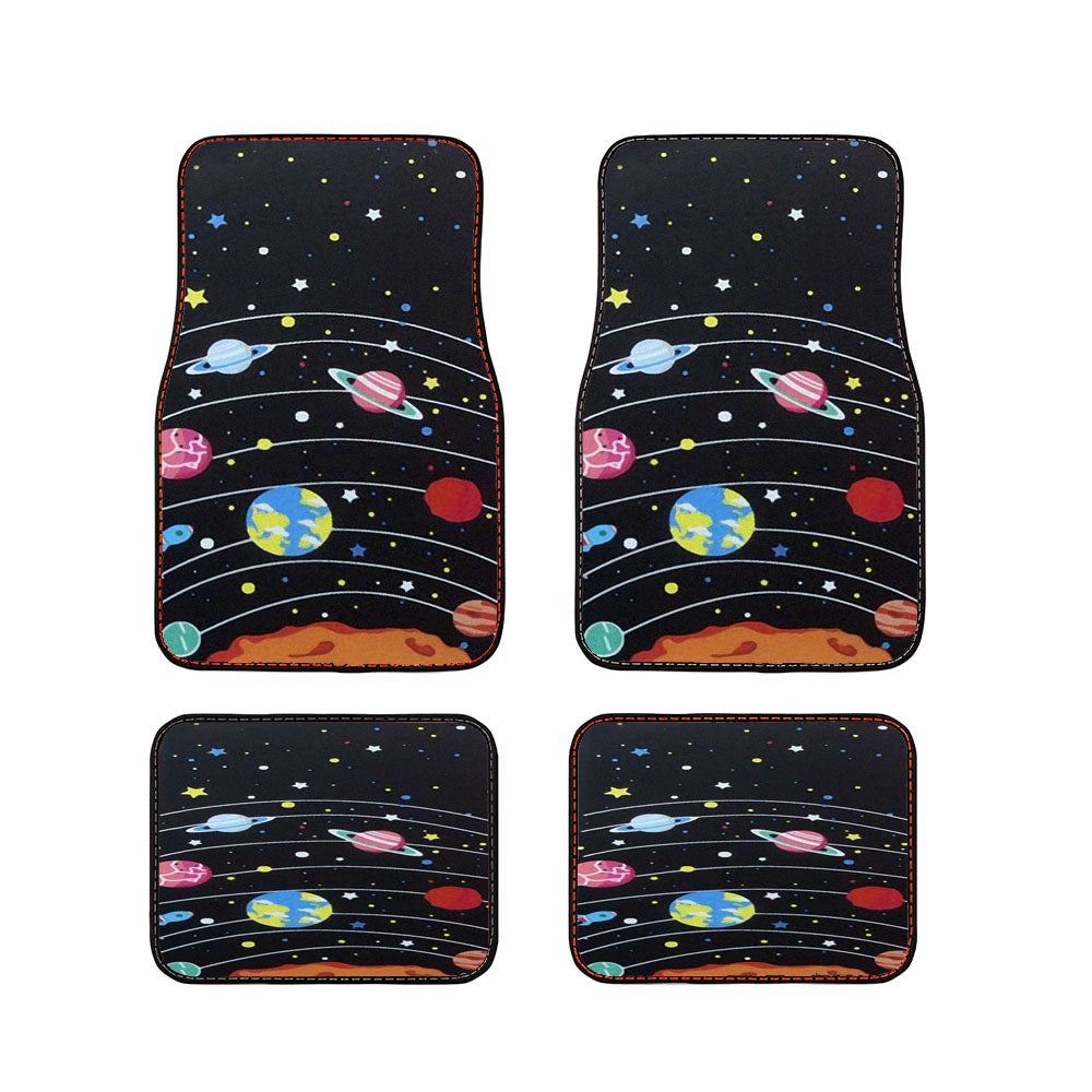 Space Solar System Universe Planet Stars Car Floor Mats Accessories