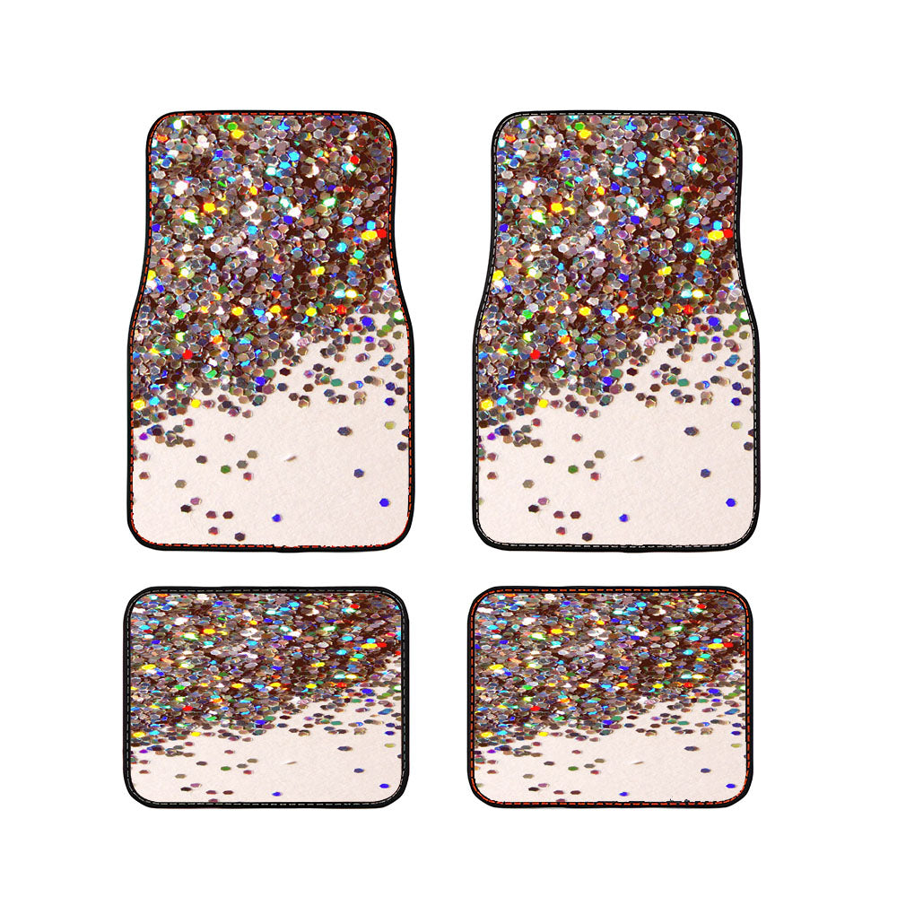 Sparkles Glitter Car Floor Mats Accessories