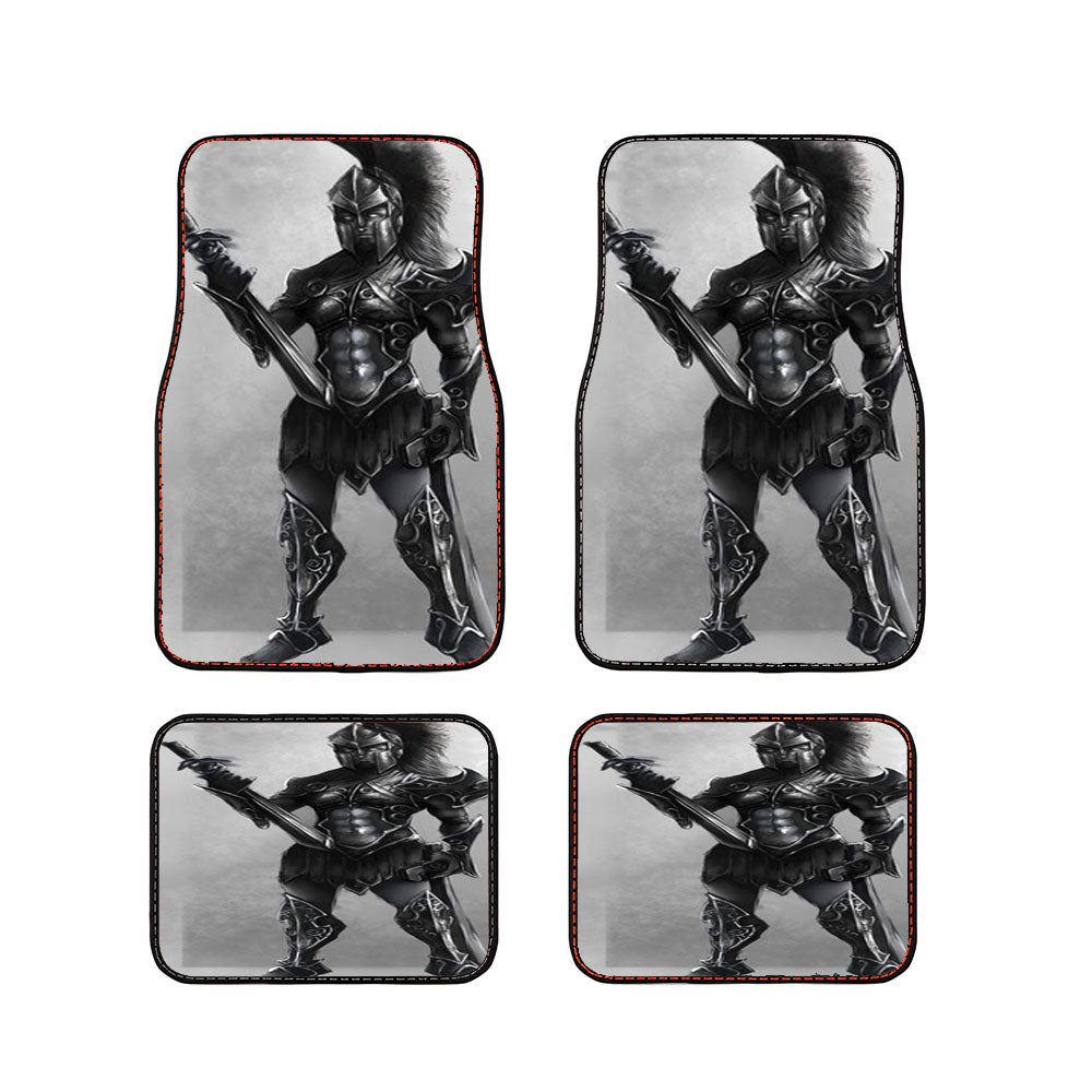 Spartan Warrior Art Car Floor Mats Accessories