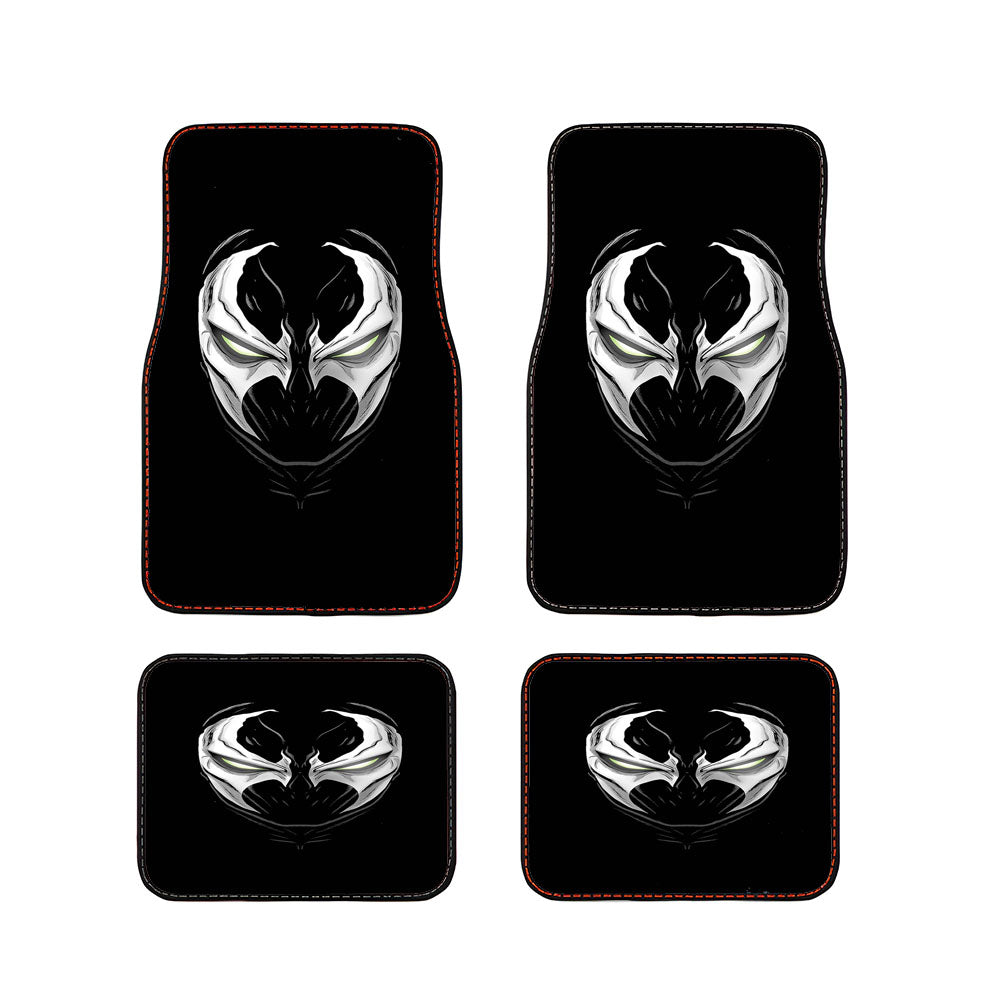 Spawn Black White Car Floor Mats Accessories
