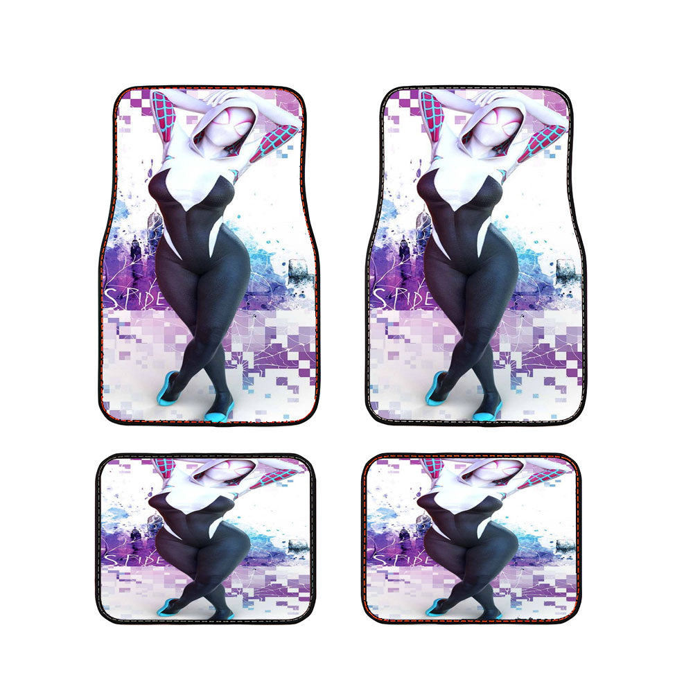 Spider Gwen For Genesis Female Car Floor Mats Accessories