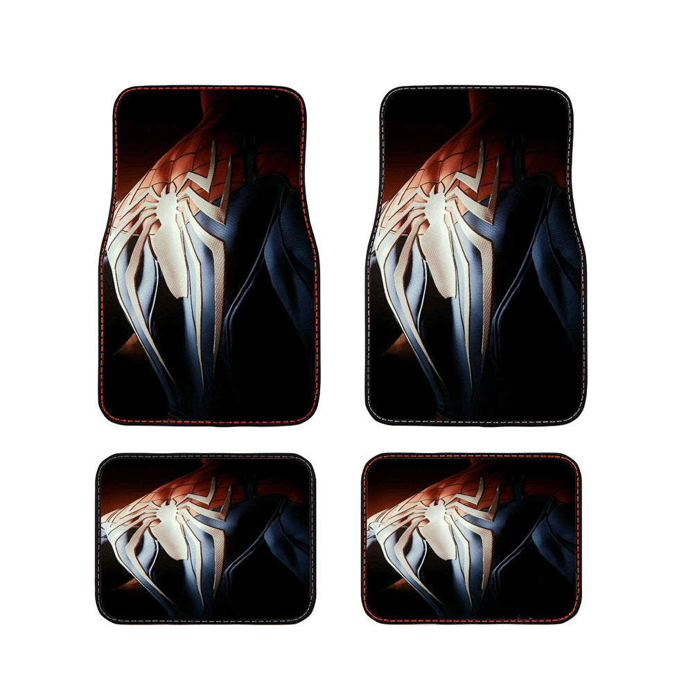 Spider Man Back Logo Costume Car Floor Mats Accessories