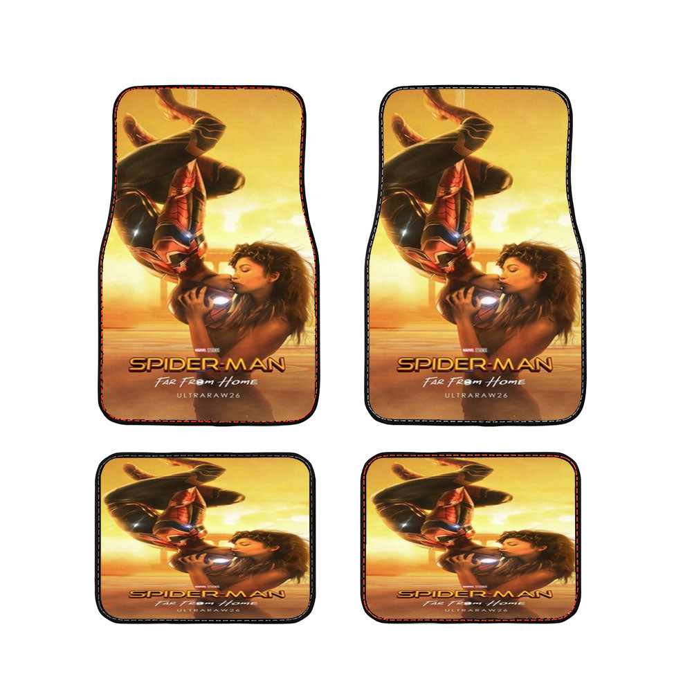 Spider Man Far From Home Kiss Car Floor Mats Accessories