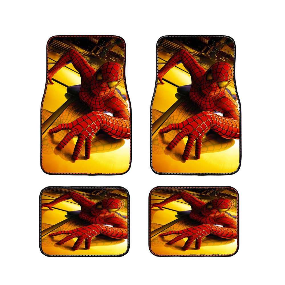 Spider Man Movie Cover Car Floor Mats Accessories