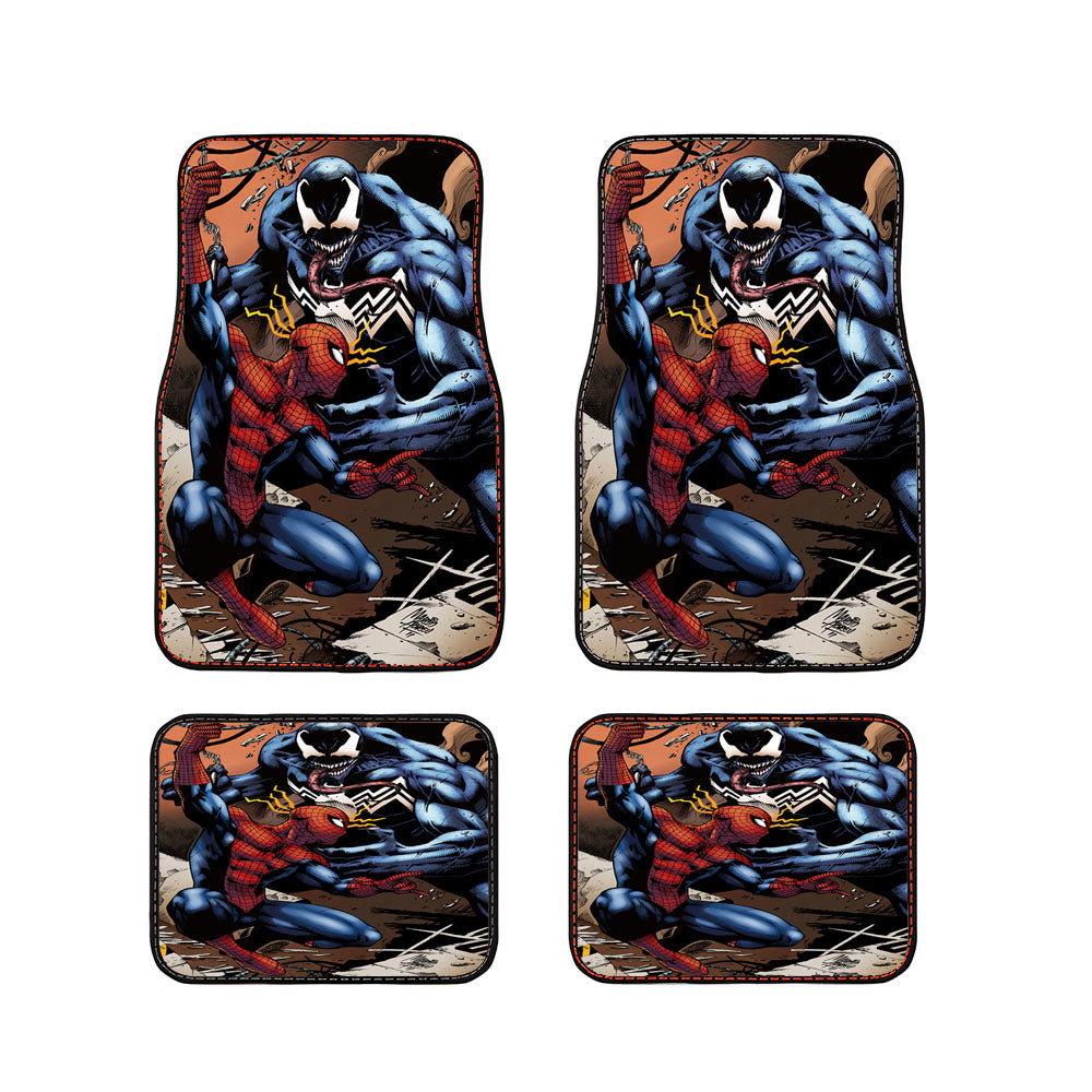 Spiderman Venom Marvel 2 Car Floor Mats Accessories