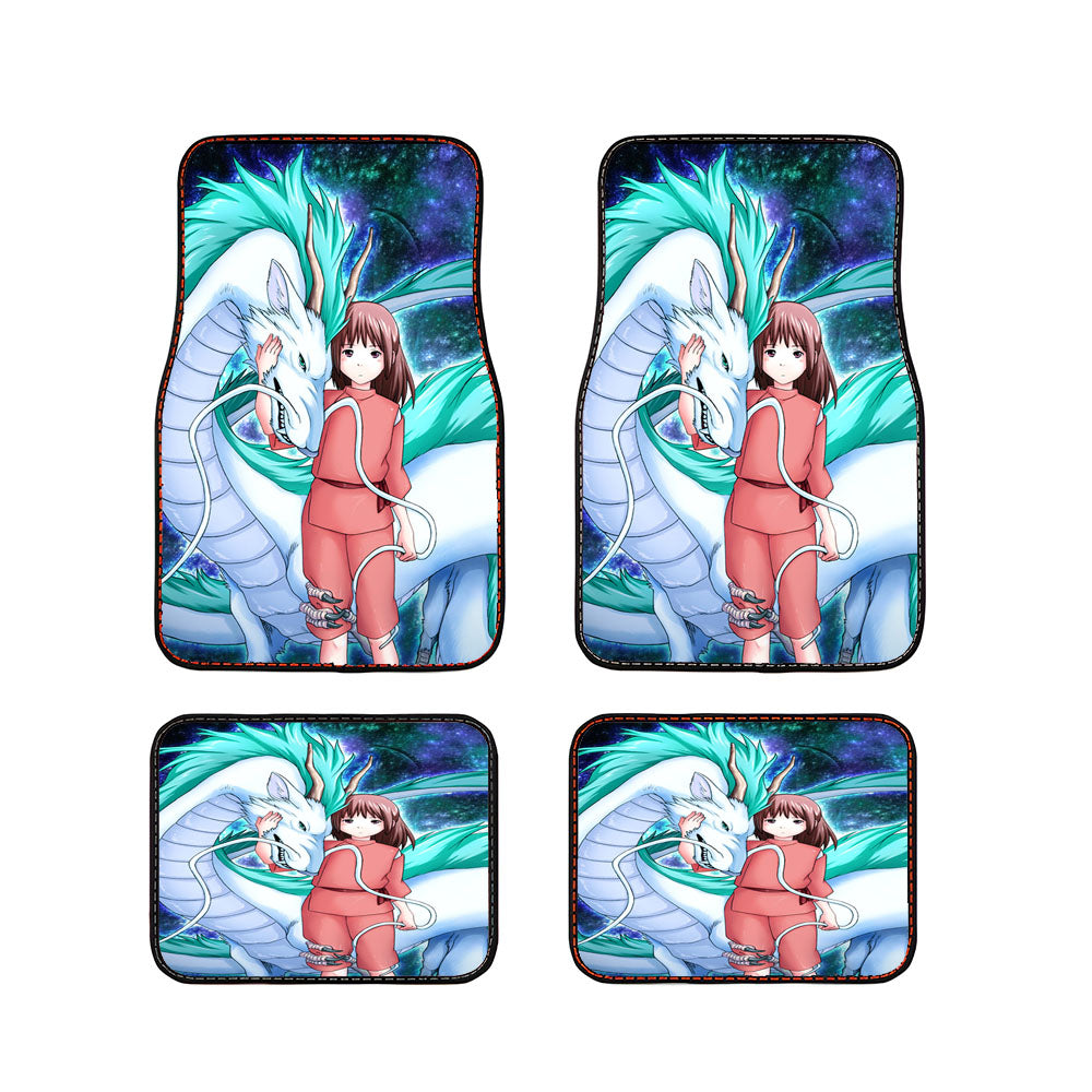 Spirited Away On Galaxy Nebula Car Floor Mats Accessories