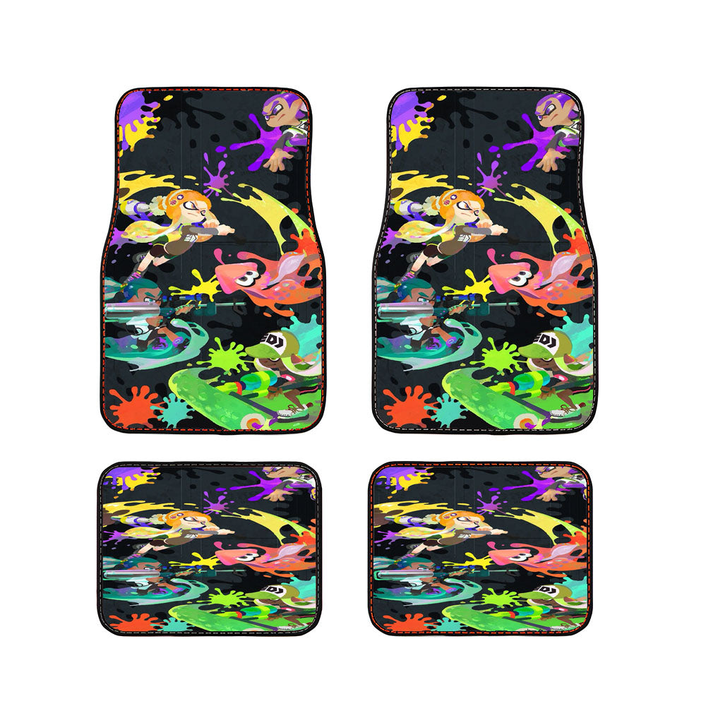 Splatoon Game Wallpape Car Floor Mats Accessories