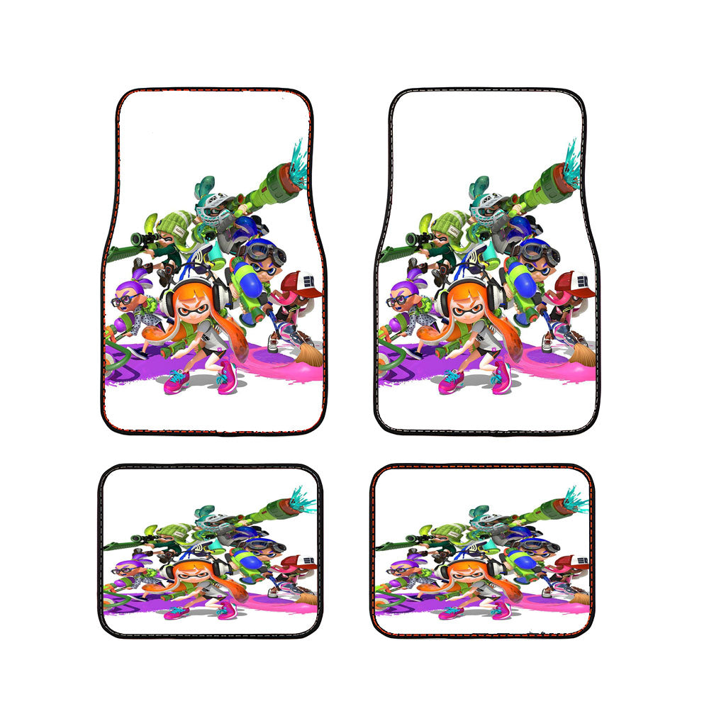 Splatoon All Characters Wallpapers Car Floor Mats Accessories