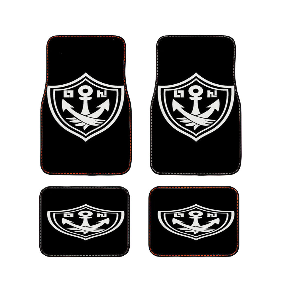 Splatoon White Anchor Car Floor Mats Accessories