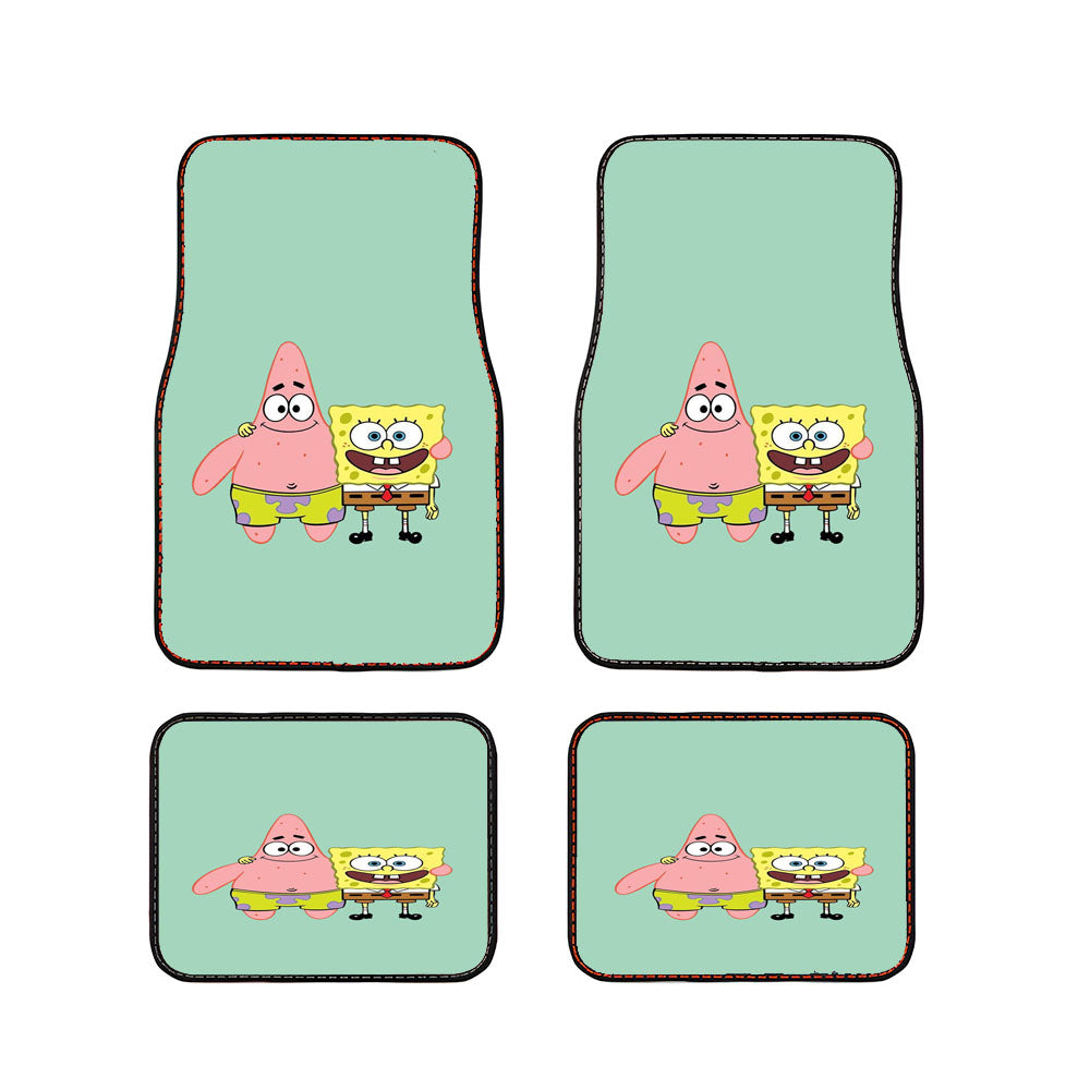 Spongebob Squarepants Best Friends Car Floor Mats Accessories