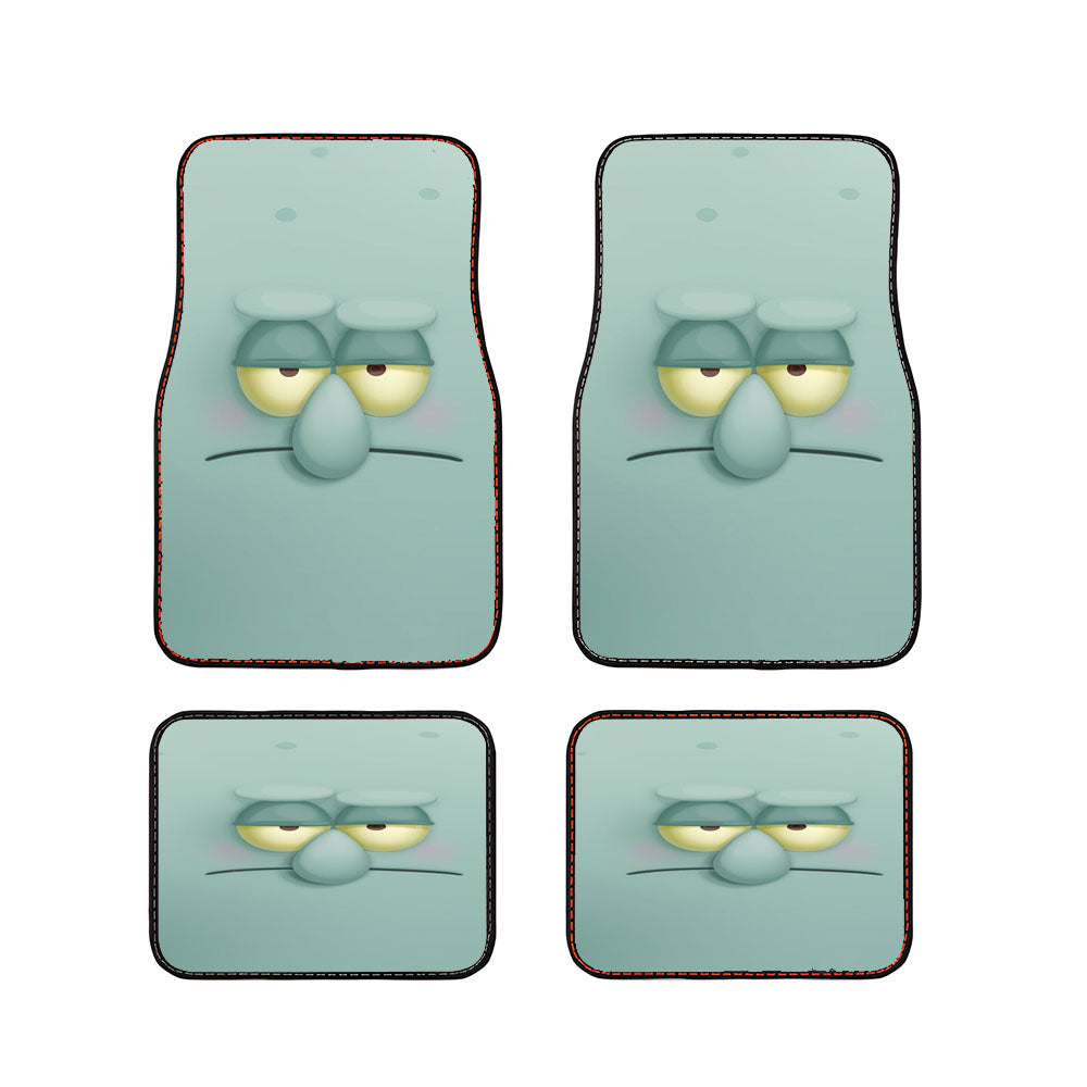 Spongebob Squarepants Squidward Face Car Floor Mats Accessories