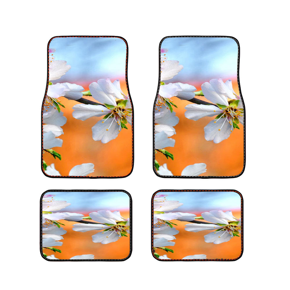 Spring Almond Flowers Car Floor Mats Accessories