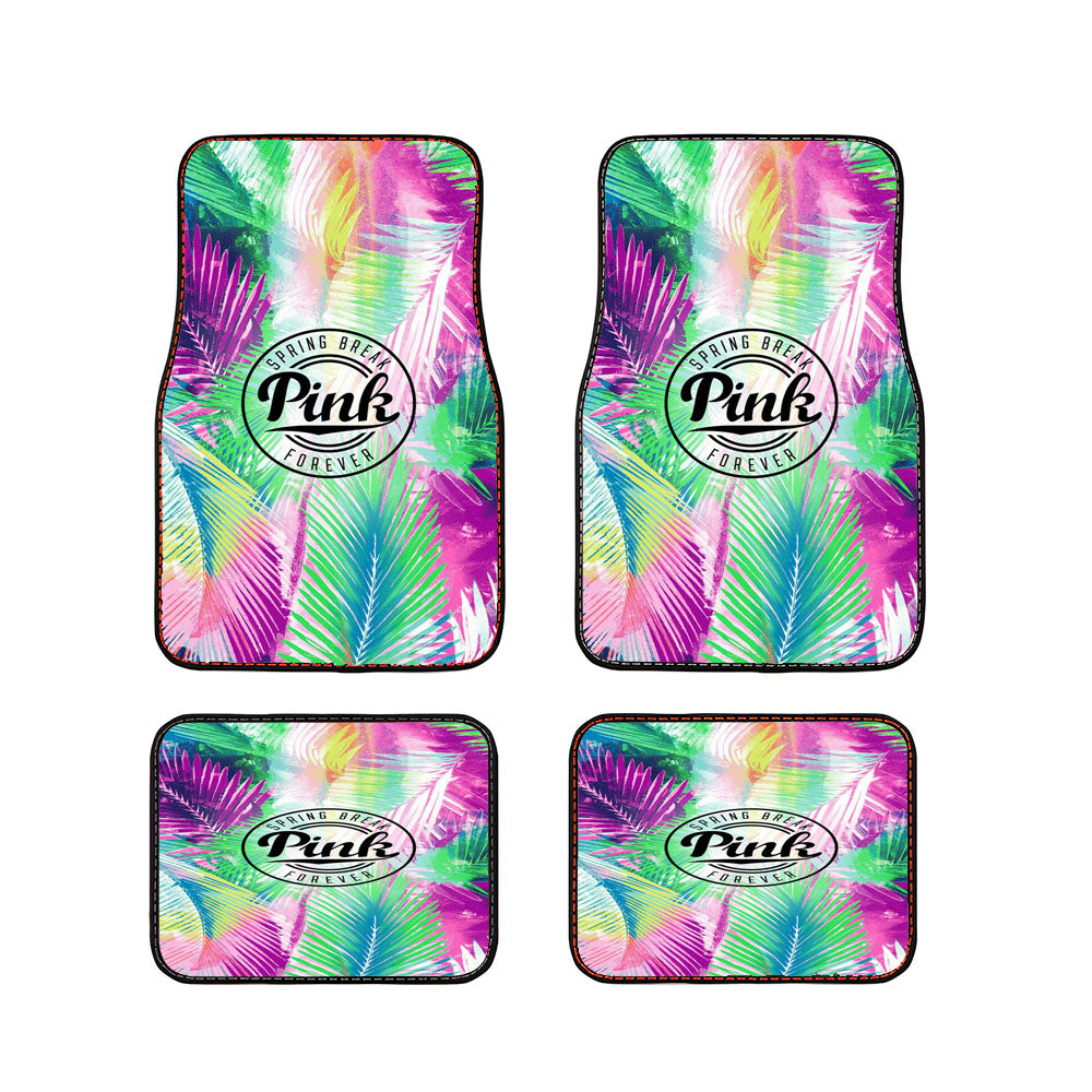 Spring Break Pink Forever Car Floor Mats Accessories