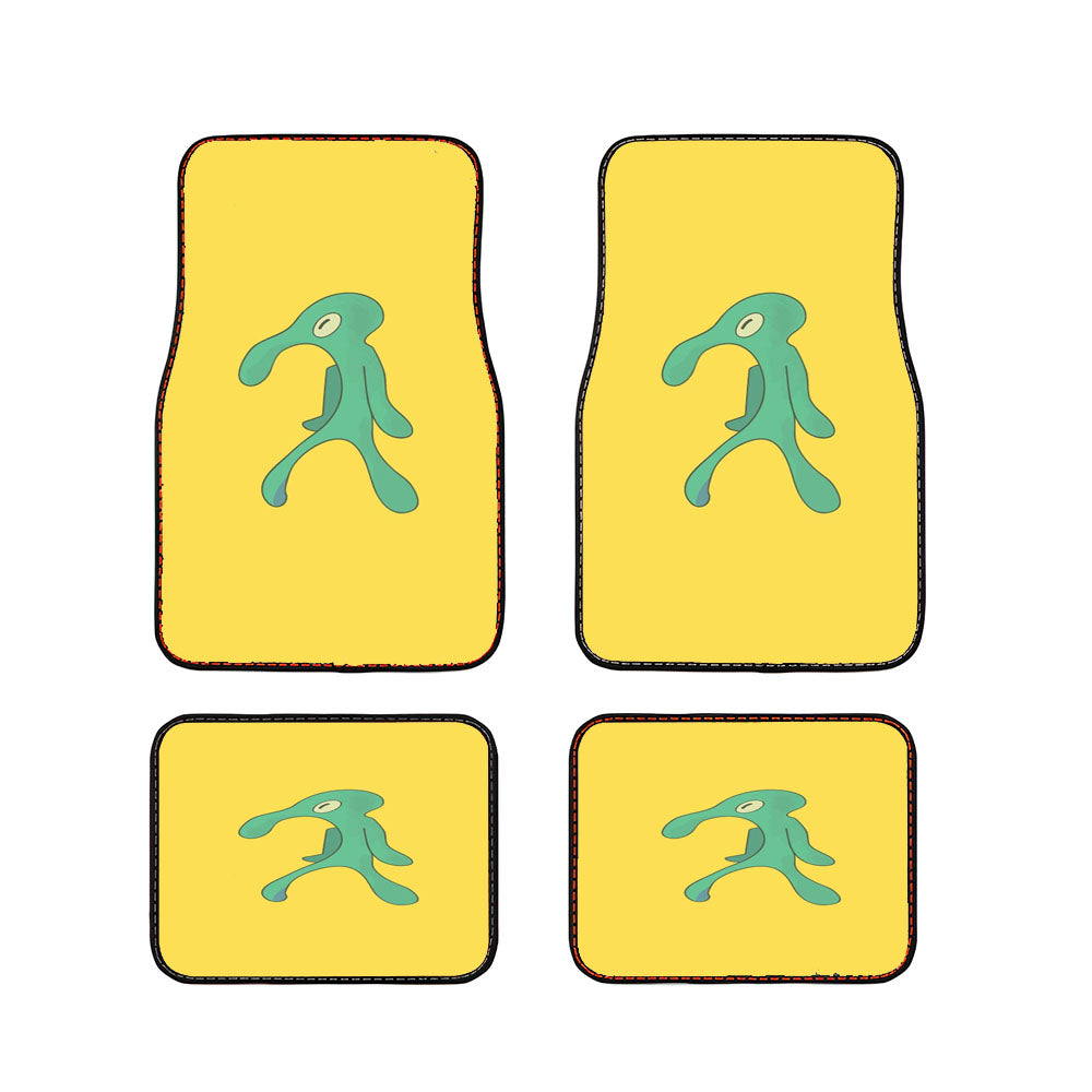 Squidward Art Car Floor Mats Accessories