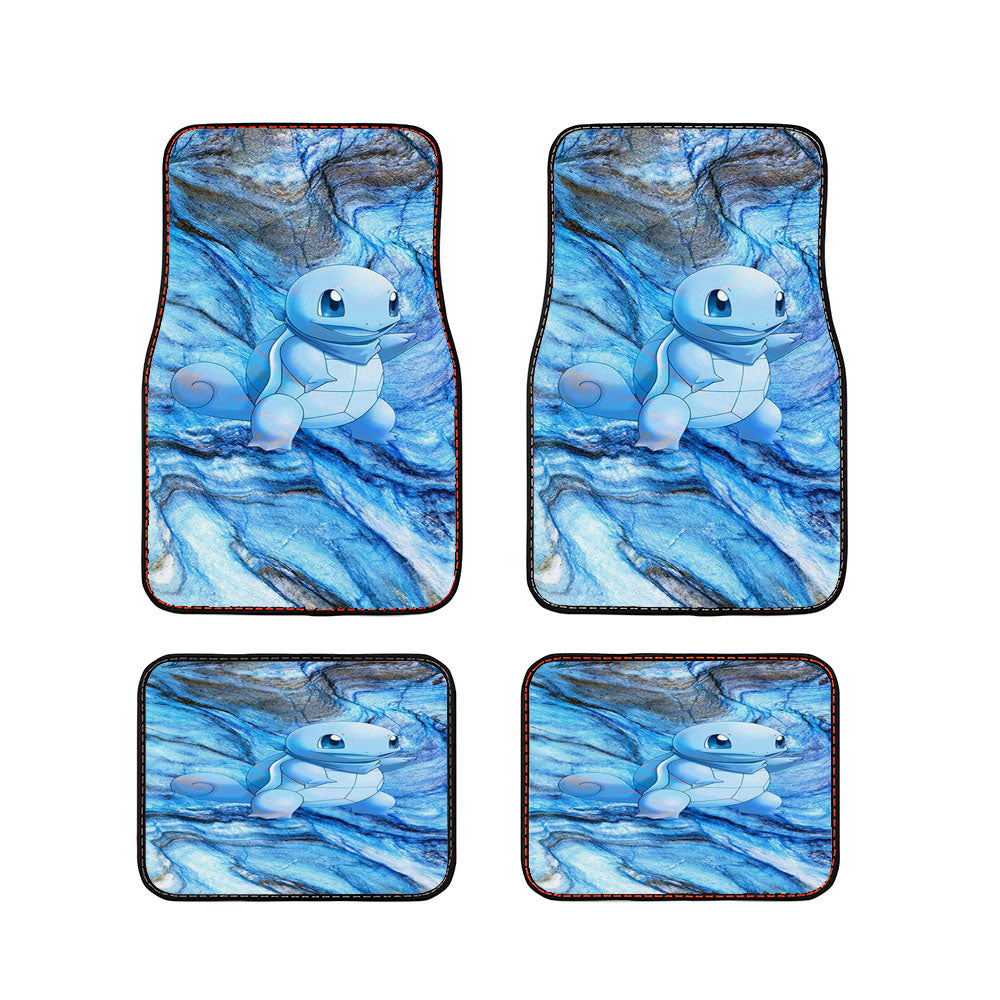 Squirtle Blue Marble X Stone Car Floor Mats Accessories