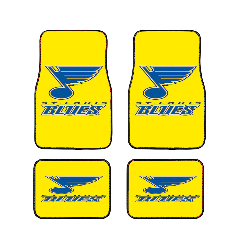 St Louis Blues Yellow Car Floor Mats Accessories