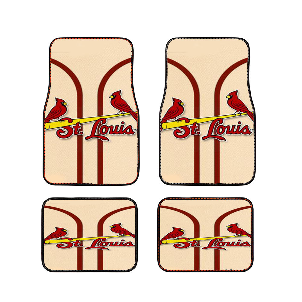 St Louis Cardinals 48 Car Floor Mats Accessories
