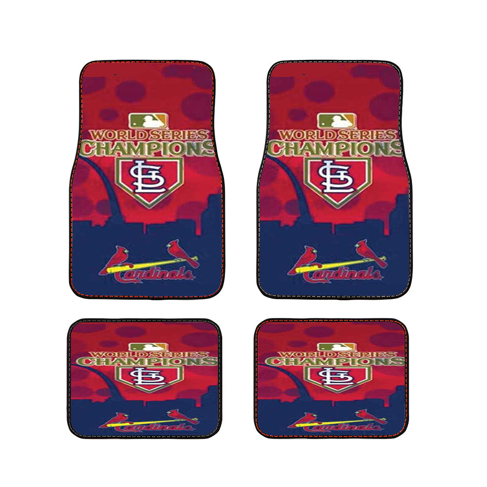 St Louis Cardinals Champ Silhouette Car Floor Mats Accessories