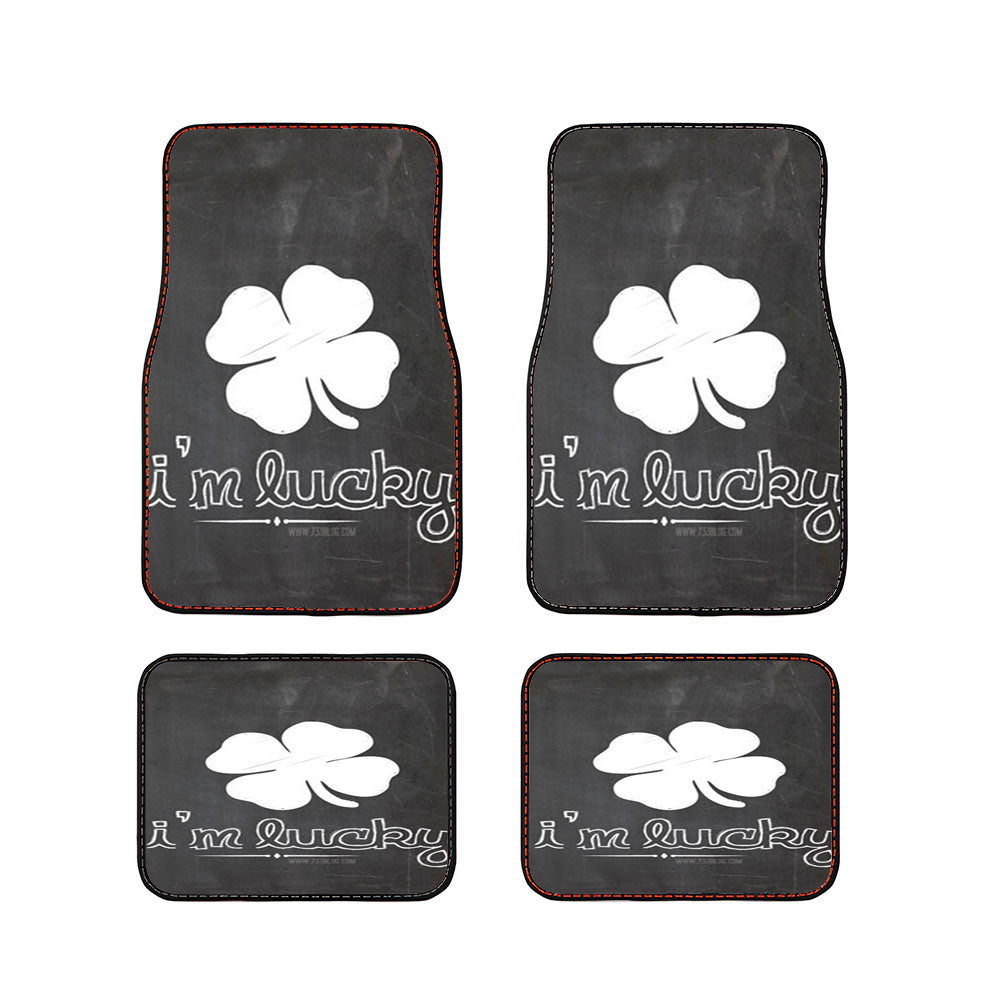 St Patricks Day Im Lucky Car Floor Mats Accessories