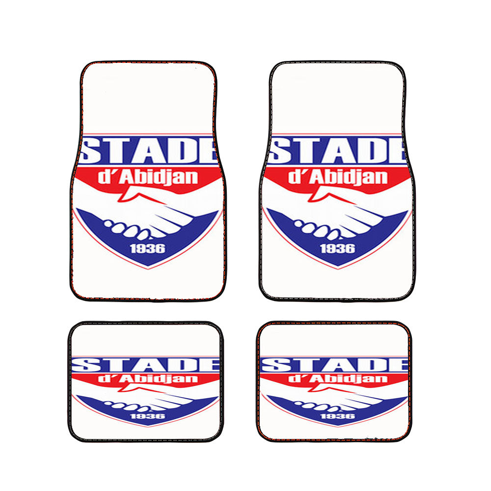 Stade D Abidjan White Car Floor Mats Accessories