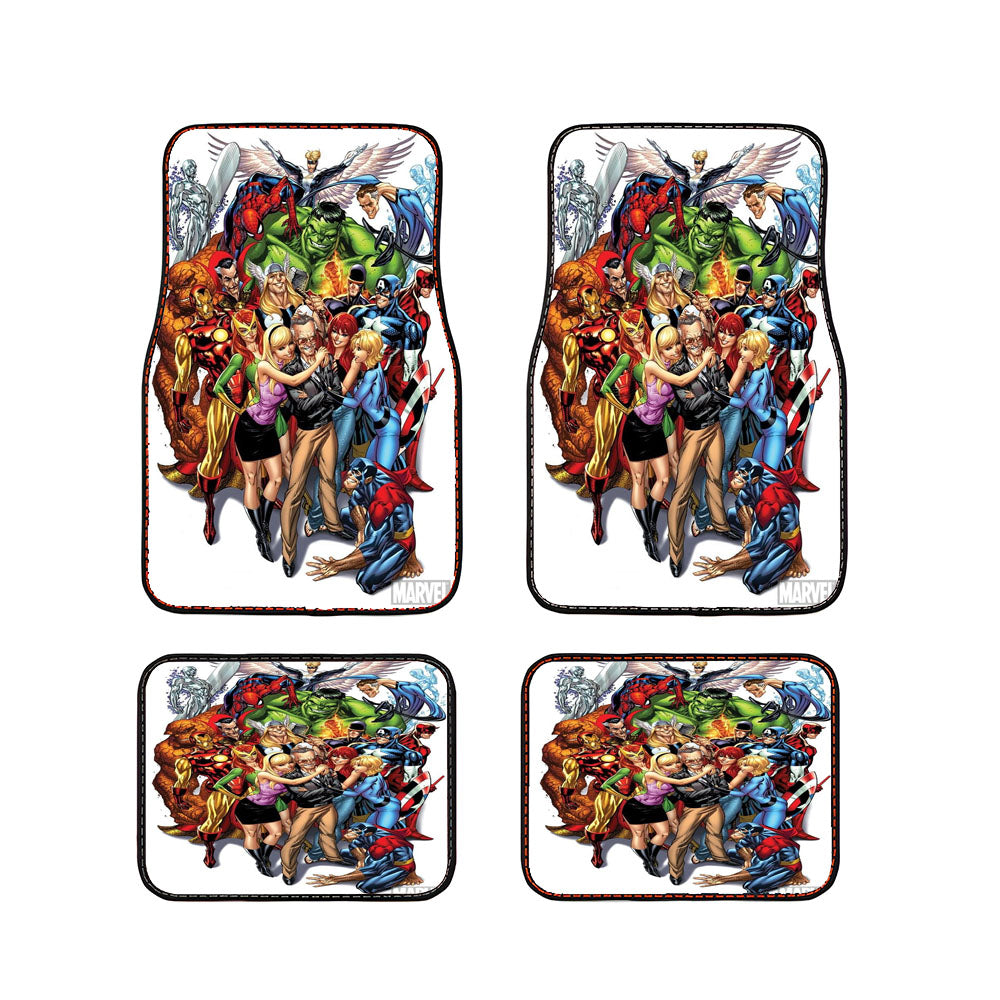 Stan Lee And Company Marvel Super Hero Car Floor Mats Accessories