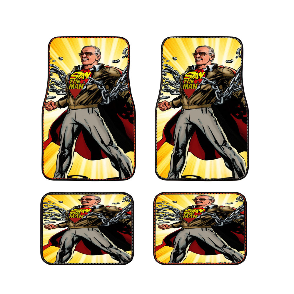 Stan Lee Stan The Man Marvel Super Hero Car Floor Mats Accessories