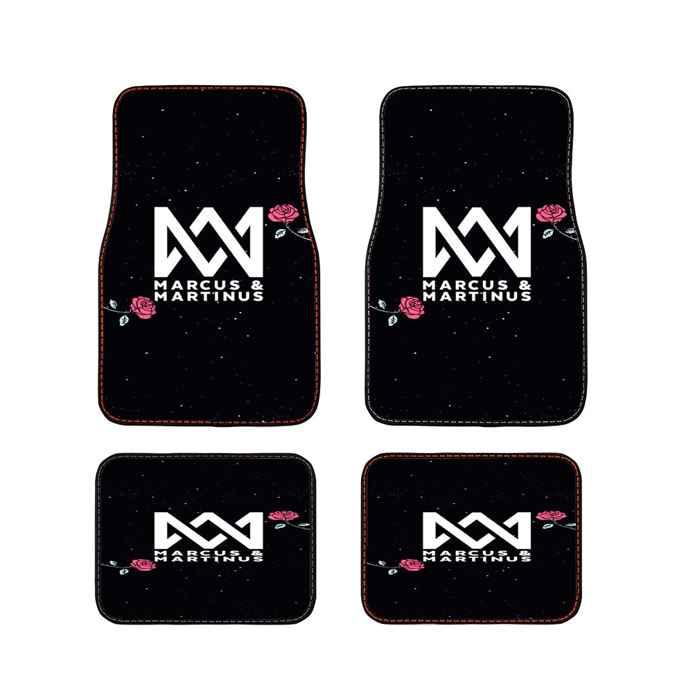 Star Flower Marcus And Martinus White Logo Car Floor Mats Accessories