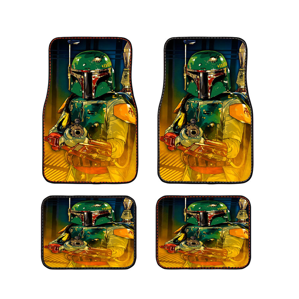 Star Wars Boba Fett Guard Car Floor Mats Accessories