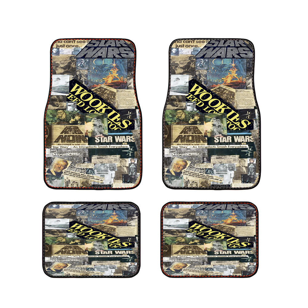 Star Wars Collage Car Floor Mats Accessories