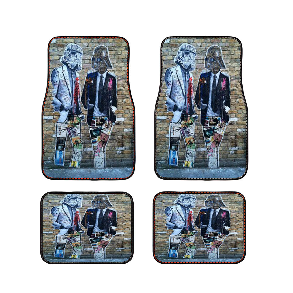 Star Wars Darth Vader Street Art Car Floor Mats Accessories
