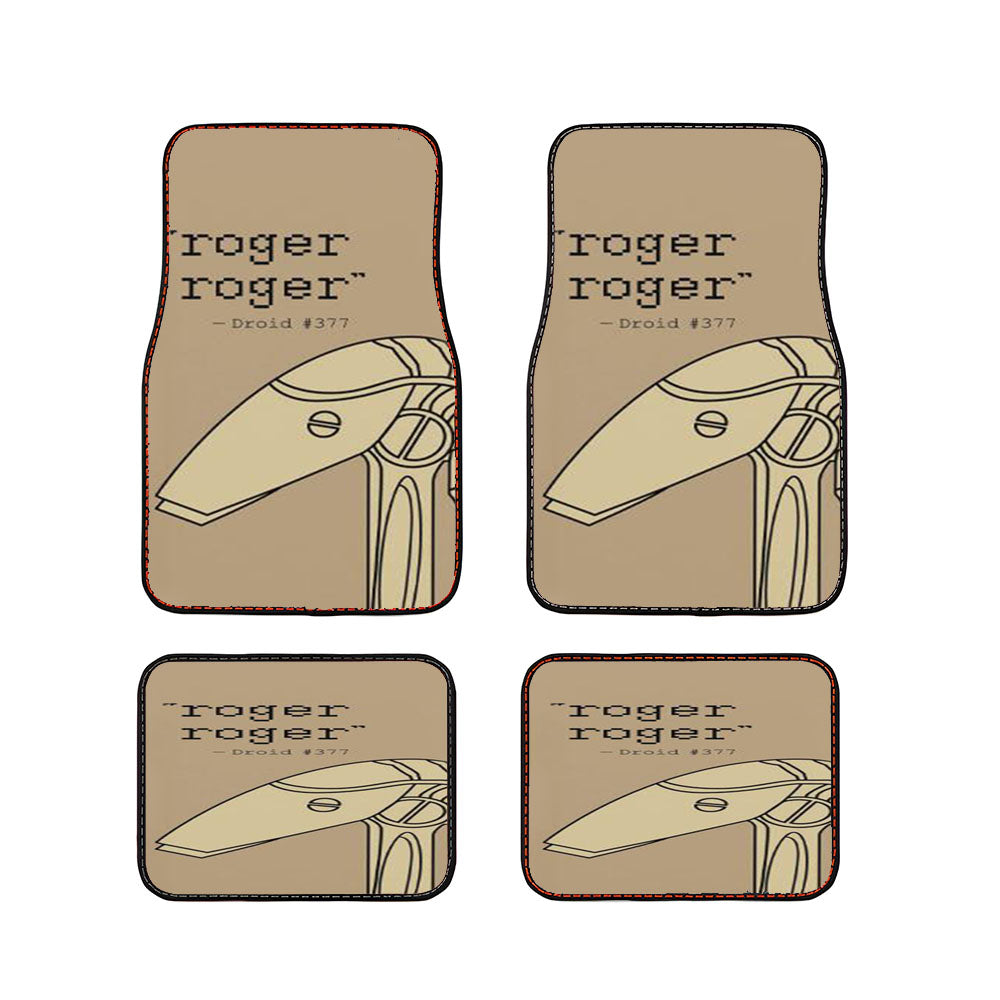 Star Wars Droid 77 Car Floor Mats Accessories