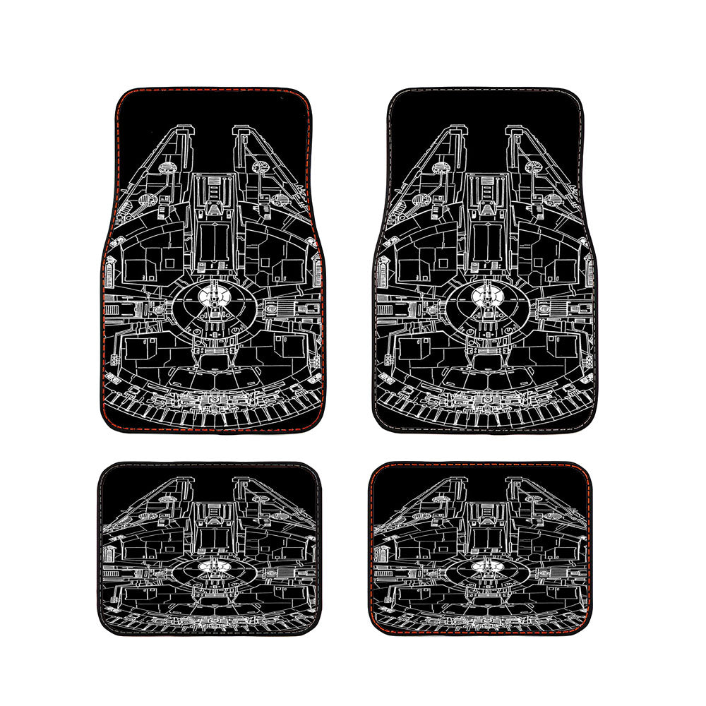 Star Wars Falcon Car Floor Mats Accessories