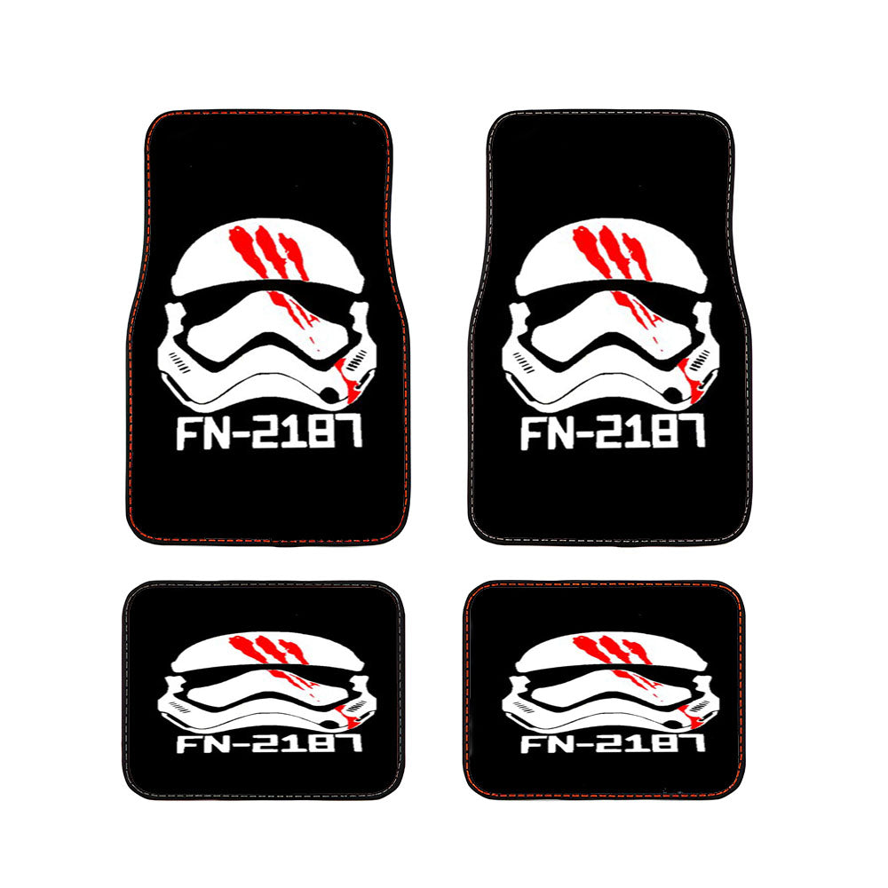 Star Wars Fn 2187 Movies Finn Storm Trooper Graphic Car Floor Mats Accessories