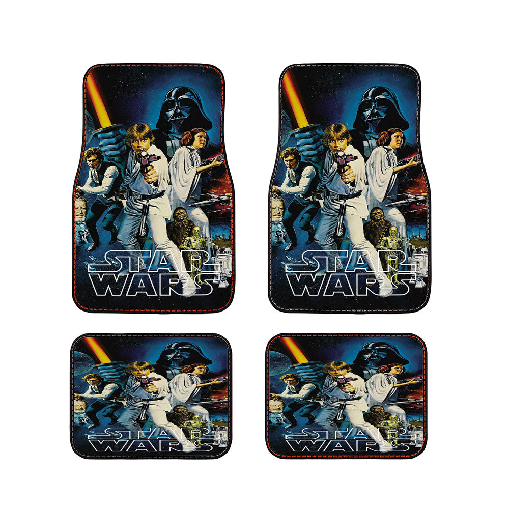 Star Wars Poster 2 Car Floor Mats Accessories