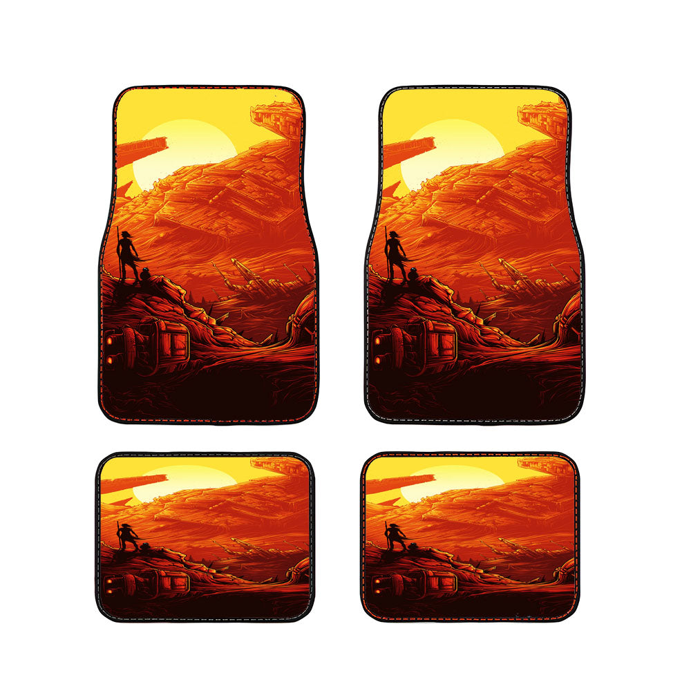 Star Wars The Force Awakens Jakku Car Floor Mats Accessories