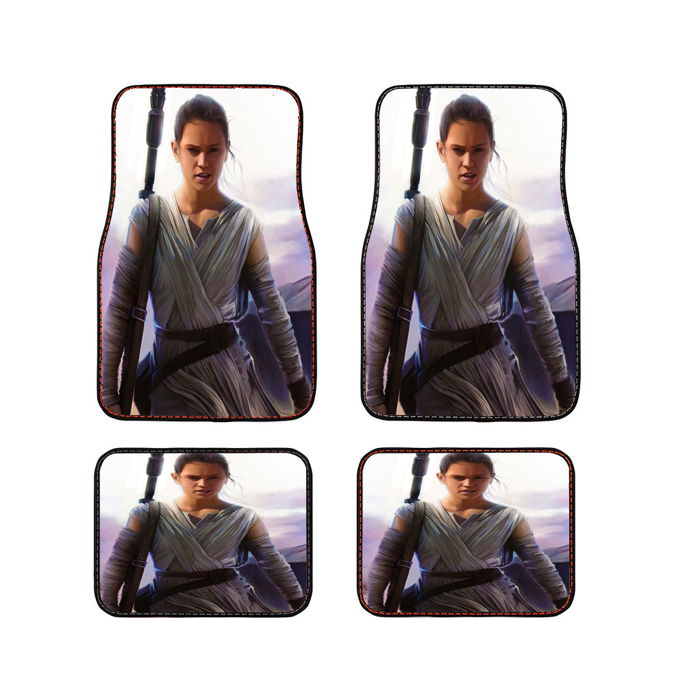 Star Wars The Force Awakens Rey Car Floor Mats Accessories