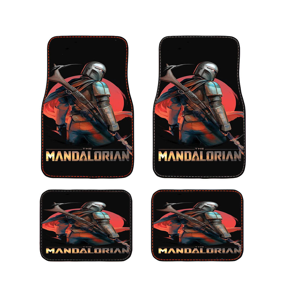 Star Wars The Mandalorian Art Car Floor Mats Accessories