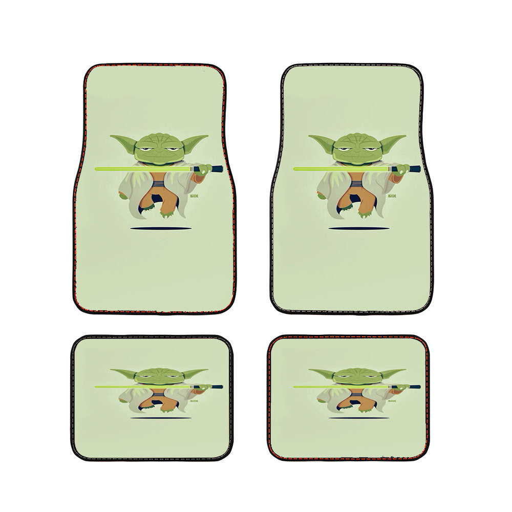 Star Wars Yoda Cartoon Car Floor Mats Accessories