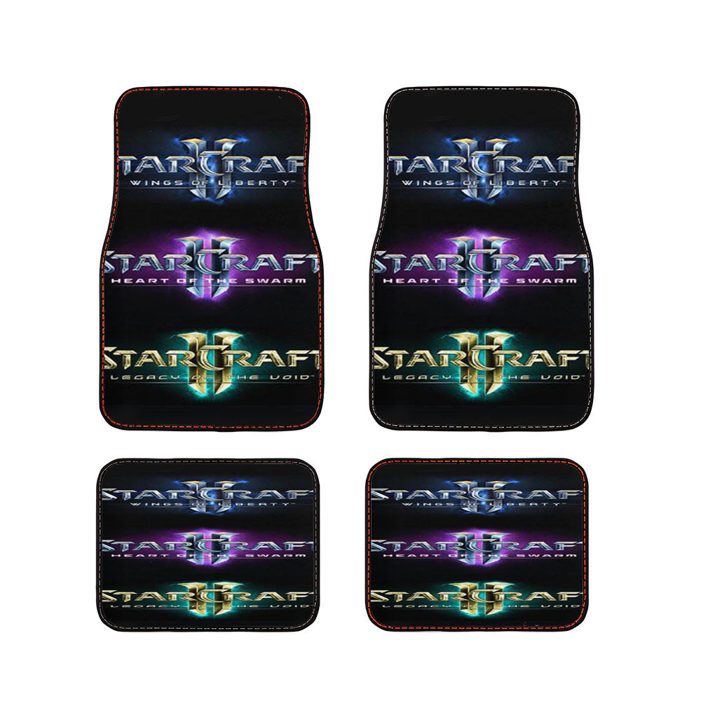 Starcraft Ii All Emblem Car Floor Mats Accessories